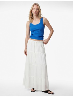 Mythriva Pamuklu U Yaka Slim Fit Kobalt Mavi Atlet