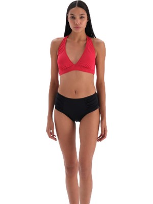 Vionna Eros Kaplı Sabit Askılı 24SW85002EDB Kadın Bikini Üstü, Kırmızı, 38