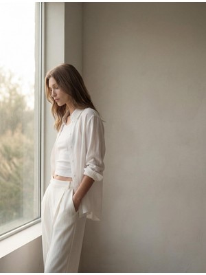 Mythriva Pamuklu U Yaka Slim Fit Atlet