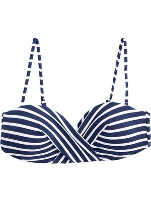 Vionna Straplez Bikini Üstü Dokulu Çıkarılabilir Askılı