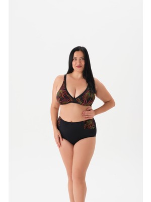 Vionna Eros Kadın 4122BK Toparlayıcı Bikini Tk. Siyah 46