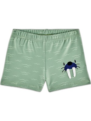 Vionna Slipstop Mors Desenli Lastikli Bel Boxer Mayo Short Erkek Çocuk Mayo Short SR2636000001
