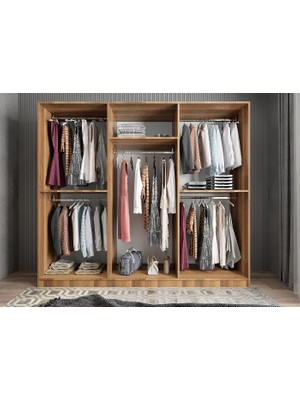 Baramolife Eko 6 Kapaklı Gardırop - G.A.B.E_180