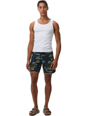 Vionna Quiksilver Surfsilk Scallop 18 Erkek Siyah Deniz Şortu