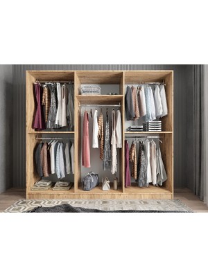 Baramolife Eko 6 Kapaklı Gardırop - G.A.B.E_180