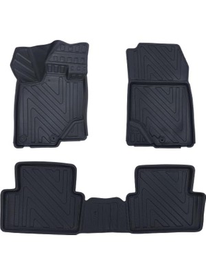 Vionna Peugeot 3008 2024 Sonrası Uyumlu 4d Premium Havuzlu Paspas Bizymo