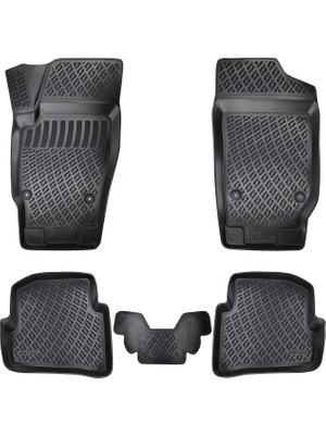 Vionna Rizline Seat Cordoba 2002-2008 Uyumlu 3D Havuzlu Paspas