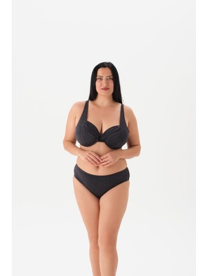 Şanal Eros Kadın 4085BK Toparlayıcı Bikini Tk. Siyah 48