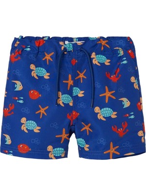Şanal Name It Erkek Bebek Nmmzeus Long Swım Shorts Tb Yüzme Giyim Koyu Mavi 6 Yaş