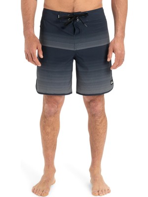 Şanal Quiksilver Surfsilk Scallop 18 Erkek Gri Deniz Şortu