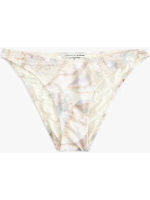 Şanal Soyut Desenli Bikini Altı