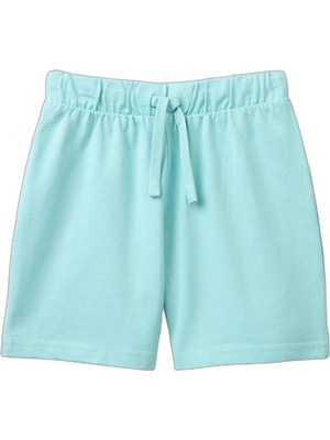 Şanal United Colors Of Benetton Unisex Çocuk Şort 3BL0G900Q, Akuamarin 3l7, 18 Ay