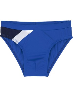 Şanal Panço Erkek Çocuk Basic Mavi Slip Mayo