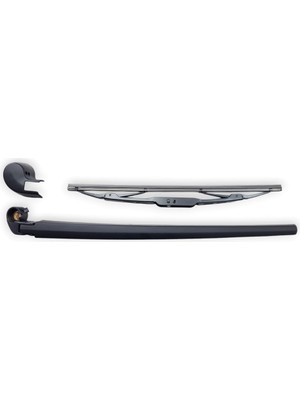 Şanal Arka Cam Silecek Kolu Silgi Takımı 8E9955407C Audi A3 Hb ile Uyumlu 2009-2012