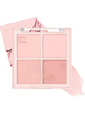Şanal Dasique Karıştırılabilir Renk Tonlarına Sahip 4lü Allık Blending Mood Cheek (#15 Rose Milk Tea)