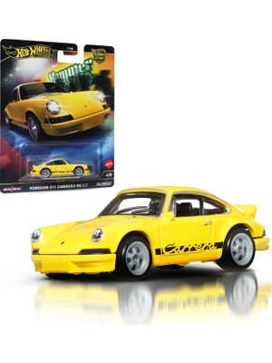 Hot Wheels Porsche 911 Carrera Rs, 3 Yaşından Büyük Çocuklar ve Yetişkin Hayranlar ve Koleksiyoncular Için Araç, 1:64, HRW07 Ölçekli Car Culture Araçlarının Birinci Sınıf Koleksiyonu