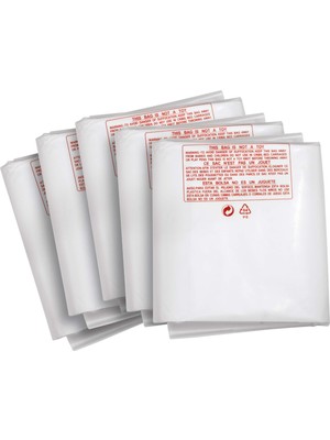Peachtree Woodworking Supply Şeffaf Plastik Toz Toplayıcı Yedek Çanta 5 Paket 50,8 cm Çap 109,2 cm Uzunluk 50,8 cm Filtre Tamburlu Makineler Için 5 Mil Kalınlığında