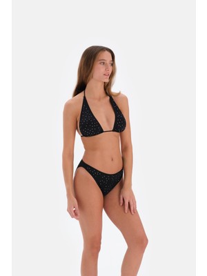 Myg Plus Eros Kaplı Çıkarılabilir Askılı 24SW85109EGB Kadın Bikini Takımı, Siyah, 42