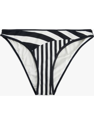 Myg Plus Mat Çizgili Bikini Altı