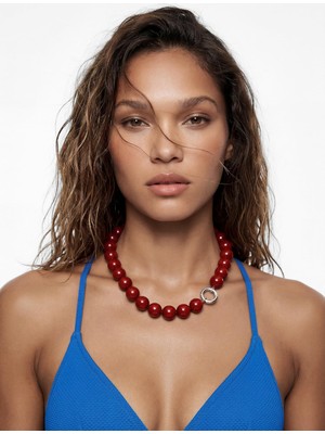 Myg Plus Çapraz Askılı Dokulu Bralet Bikini Üstü