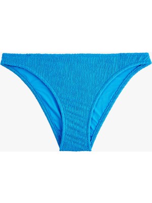 Myg Plus Dokulu Kobalt Mavi Bikini Altı