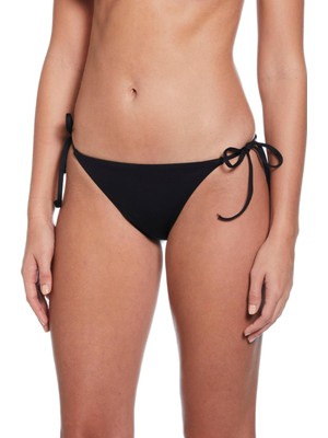 Myg Plus Swim Effortless Essential Kadın Bağcıklı Siyah Bikini Altı