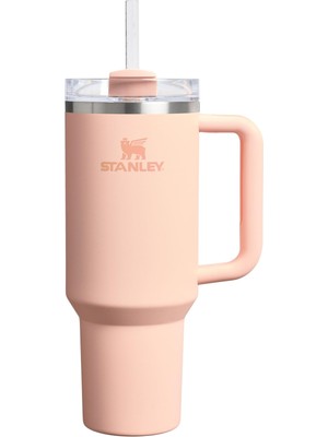 Myg Plus Stanley Quencher H2.0 Flowstate Pipetli Termos Bardak 1.18 Litre - Pastel Turuncu (Orange Cream) | Paslanmaz Çelik