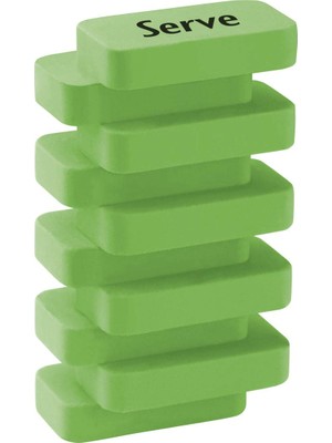Myg Plus Serve Steps Silgi Pastel Elma Yeşili Tekli Pet