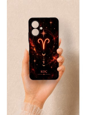 Vip Case Tecno Spark Go 2 Uyumlu Koç Burcu Temalı Desenli Silikon Kılıf