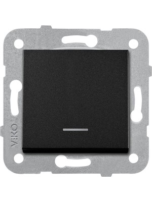 Myg Plus Viko Novella Siyah Işik Light Mekanizma+Düğme Kapak Çabuk Bağlanti Çarpma Karşıtı Çocuk Korumalı