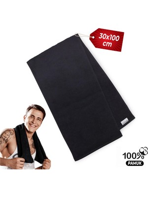 Myg Plus Wonkey - 30X100 cm Sporcu Havlusu Pamuk, Ince Uzun Pamuklu Fitness Havlusu, Spor Salonu, Gym, Koşu ve Antrenman Için Ter Havlusu, Spor Havlusu (1 Adet)