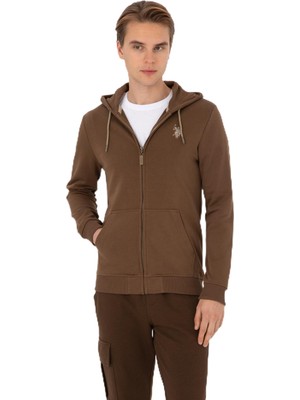 U.s. Polo Assn. Erkek Haki Hırka (Örme) 50313748-VR027
