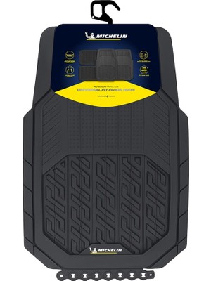 Michelin MC34587 Tüm Araçlara Uyumlu 4 Parça Üniversal 3D Havuzlu Oto Paspas