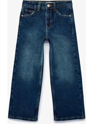 Odea Pamuklu Geniş Paça Denim Pantolon