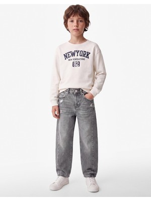Odea Barrel Denim Pantolon Pamuklu Cep Detaylı