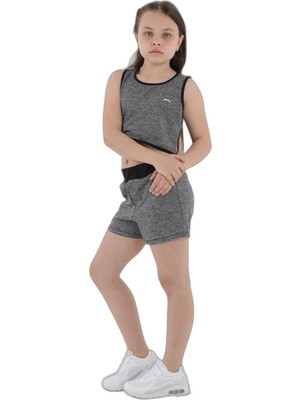 Odea Slazenger Desta In Kız Çocuk Koyu Gri Alt Üst Takım
