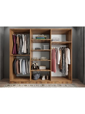 Baramolife Eko 6 Kapaklı Gardırop - G.A.L.E_208