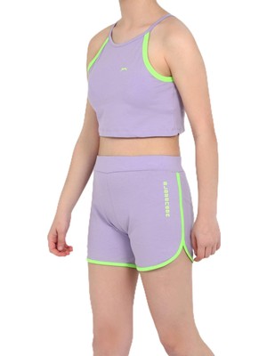 Odea Slazenger Derorıt In Kız Çocuk Lila Alt Üst Takım