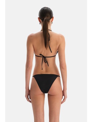 Odea Dagi Siyah Spagetti Bikini Alt