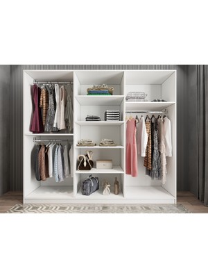 Baramolife Eko 6 Kapaklı Gardırop - G.A.L.E_208
