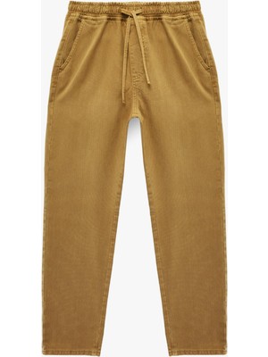 Odea Regular Fit Pamuklu Beli Bağcıklı Jean Pantolon