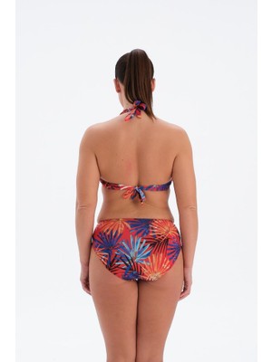 Odea Eros Kadın 3220BK Üçgen Geniş Bikini Takımı, Örme, Mercan, 56