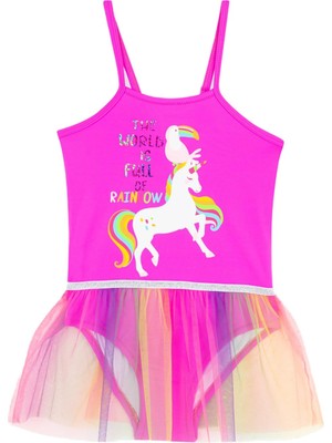 Odea Penti Açık Pembe Kız Çocuk Rainbow Mayo,açık Pembe 3-4 Yaş