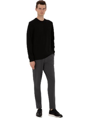 Odea Antrasit Slim Fit 3 Iplik Düz Paça Eşofman Altı 50317670 VR006
