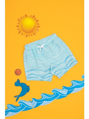 Odea U.s. Polo Assn. Erkek Çocuk Aqua Deniz Şortu 50309569-VR007