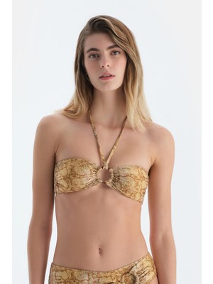 Odea Dagi Örgü Strapless Bikini Üstü, 38, 25SW82049ST, Çok Renkli, Kadın