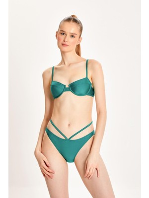 Odea Too Salty Swımwear Kadın Yeşil Balenli Bikini Takımı 24S103ST Yeşil-42