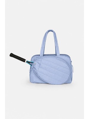 Odea Icone Paraşüt Kumaş Raket Gözlü Tenis Çantası, Padel Çantası, Unisex Spor Çantası, Siyah (Mavi)