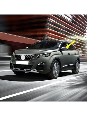 Odea Sol Dış Dikiz Aynası Üst Kapağı Peugeot 3008 ile Uyumlu 2017-2020