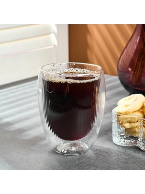 Odea Perotti Lineo Çift Cidarlı Bardak 350 ml